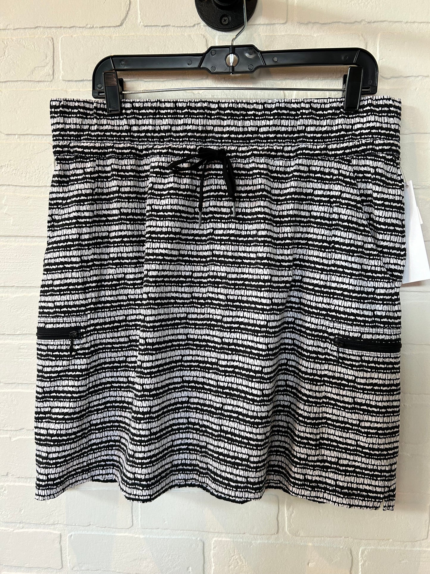 Black & Cream Skirt Mini & Short Talbots, Size 12