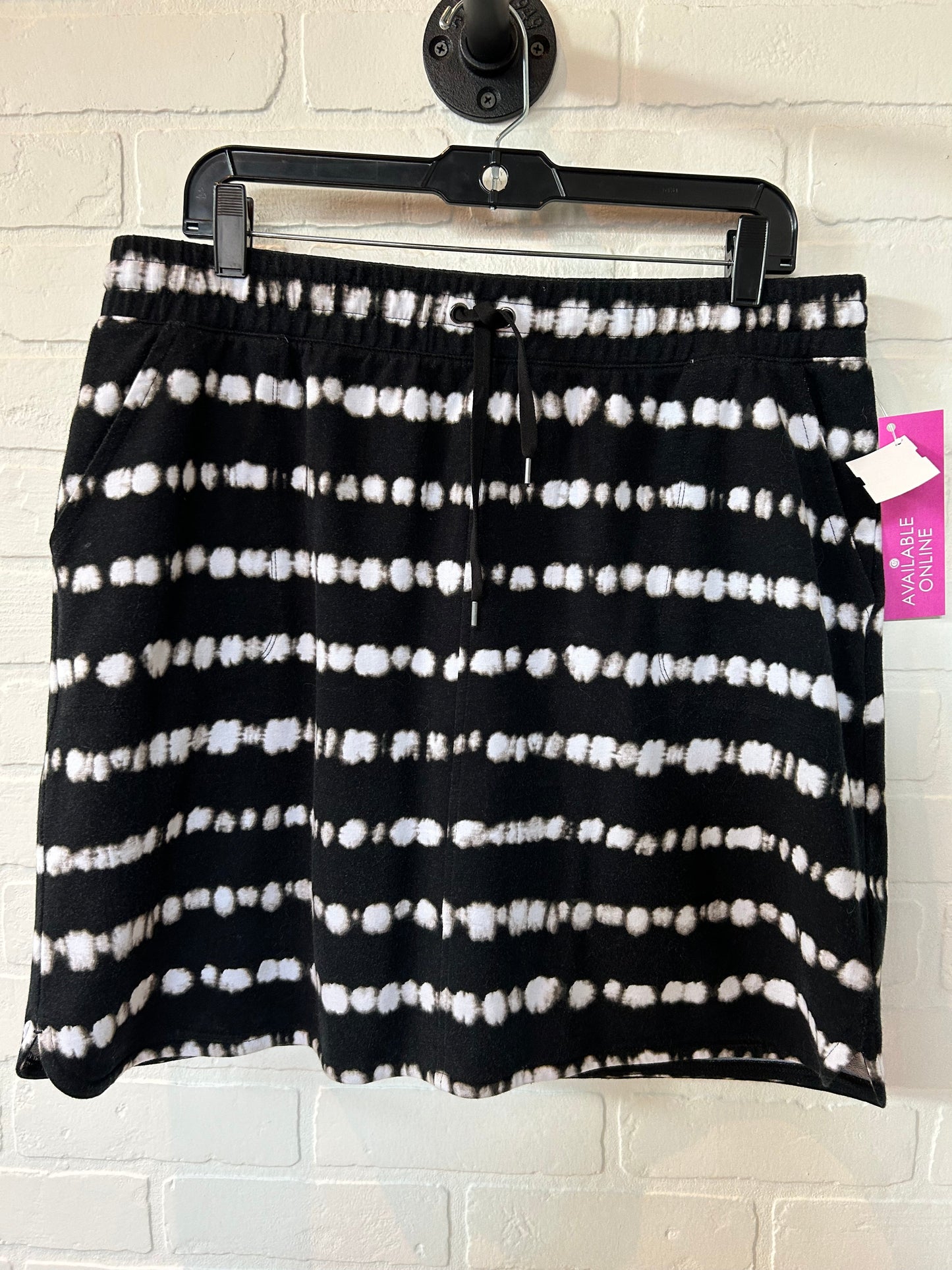 Black & White Skirt Mini & Short Talbots, Size 12