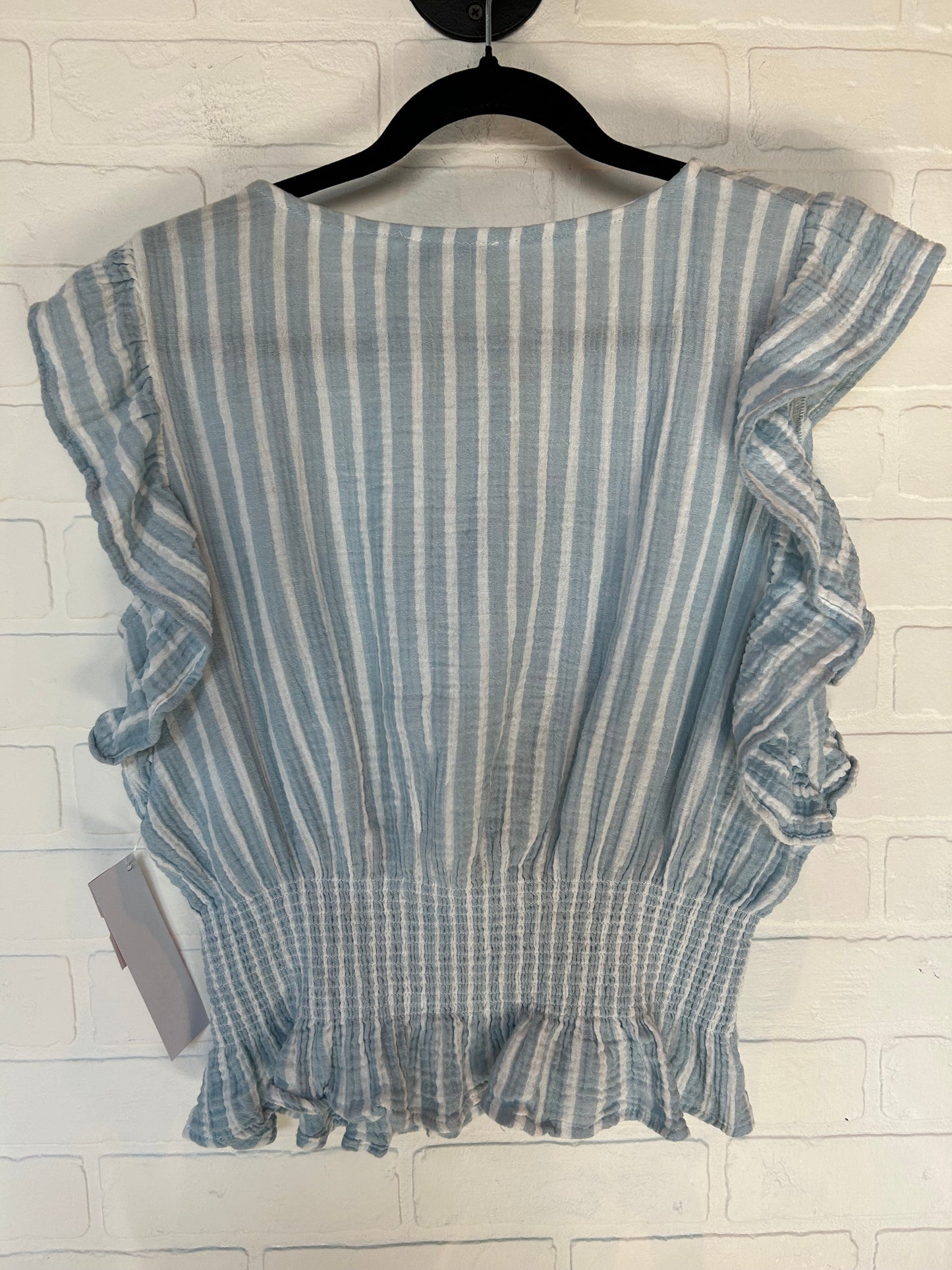 Blue & White Top Short Sleeve Cupcakes And Cashmere, Size M
