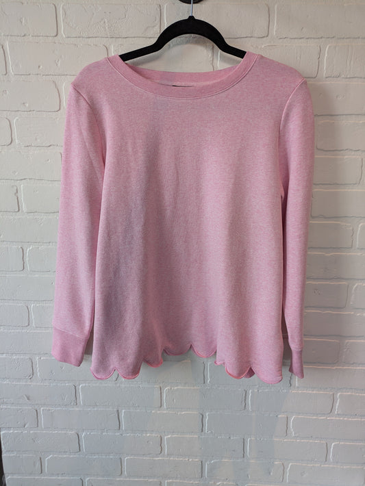 Pink Sweatshirt Crewneck Talbots, Size M