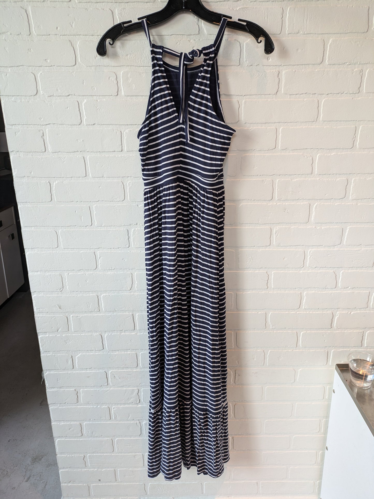 Blue & White Dress Casual Maxi Old Navy, Size Xs