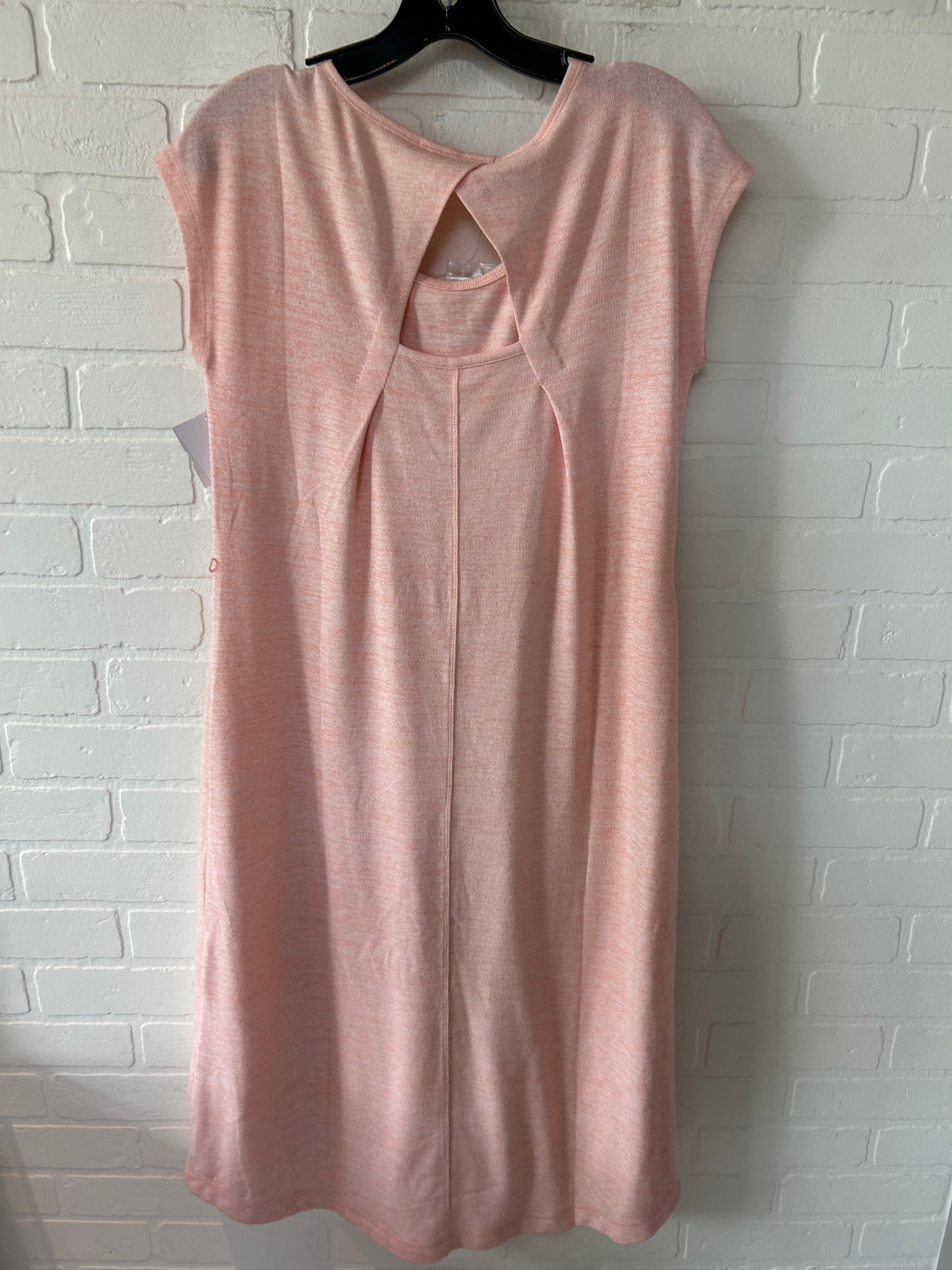 Orange Dress Casual Midi Talbots, Size Xs