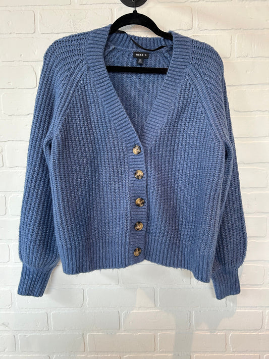 Blue Sweater Cardigan Torrid, Size M