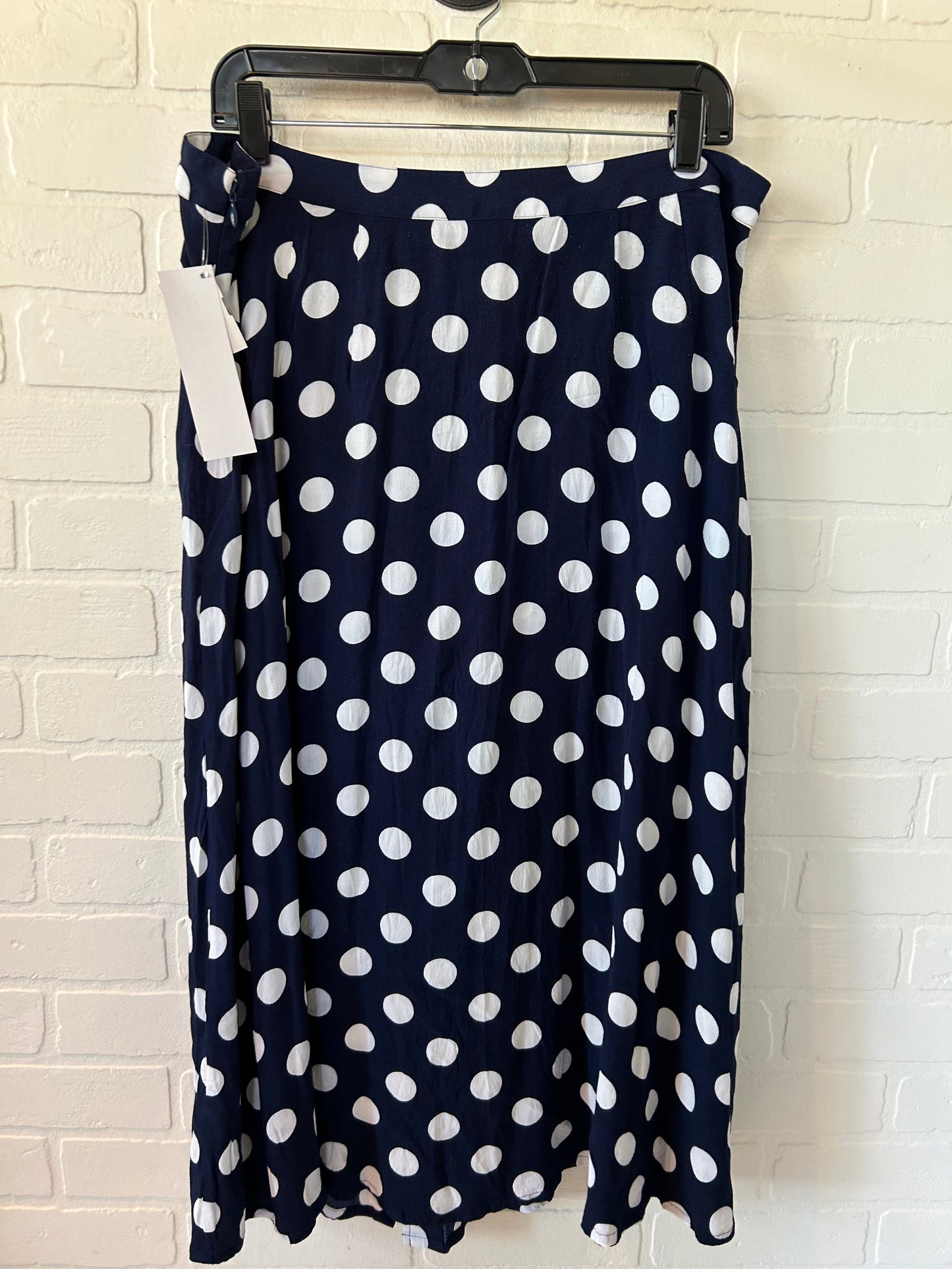 Blue & White Skirt Midi Talbots, Size 16