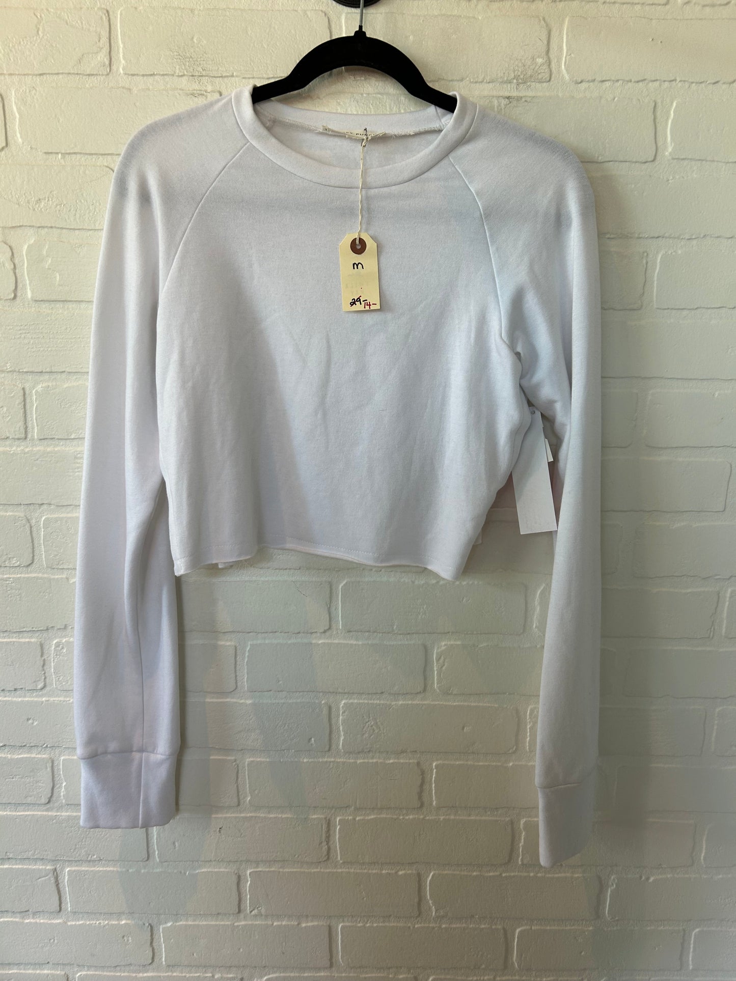 White Top Long Sleeve Honey Punch, Size M