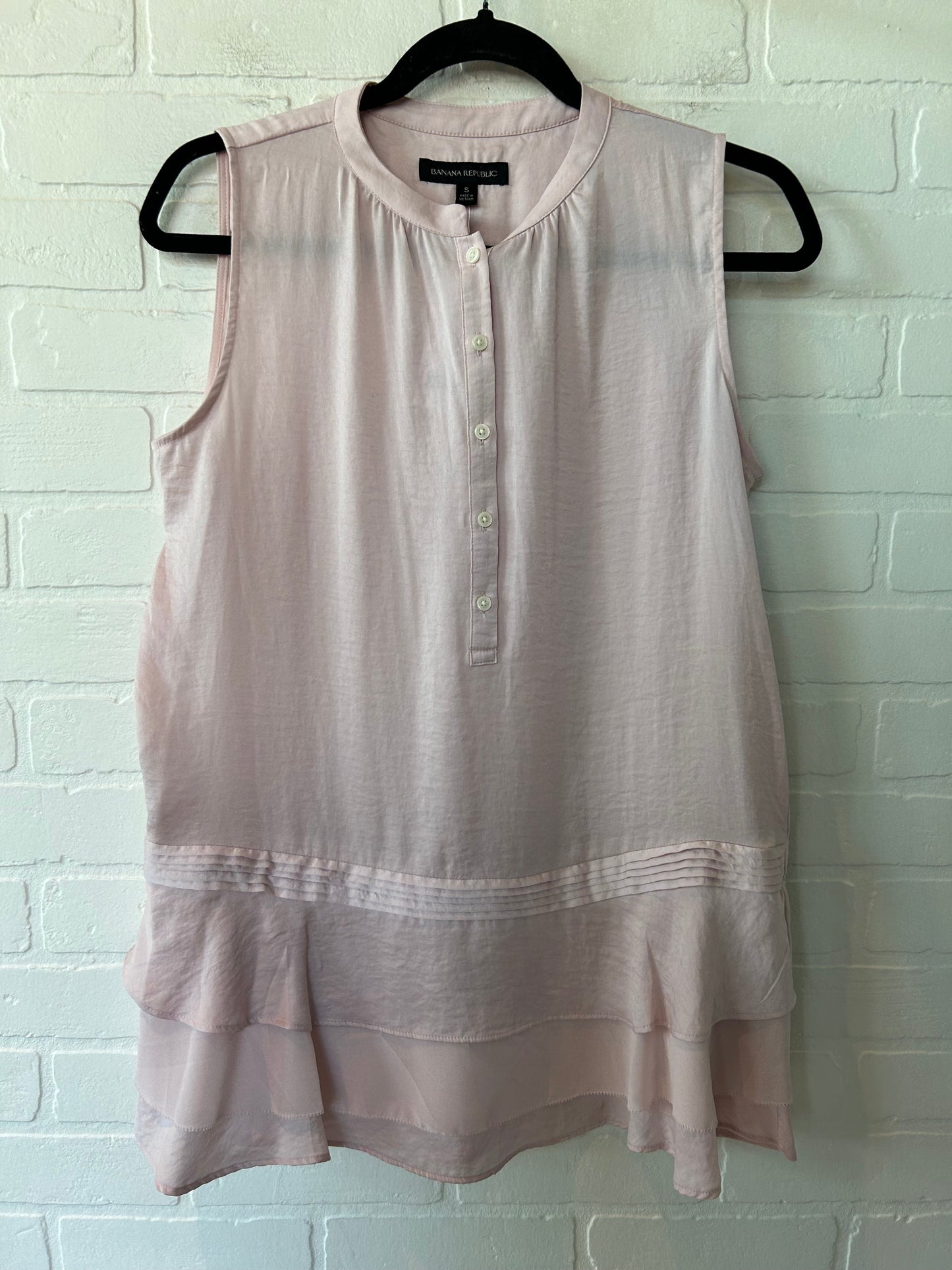 Pink Top Sleeveless Banana Republic, Size S