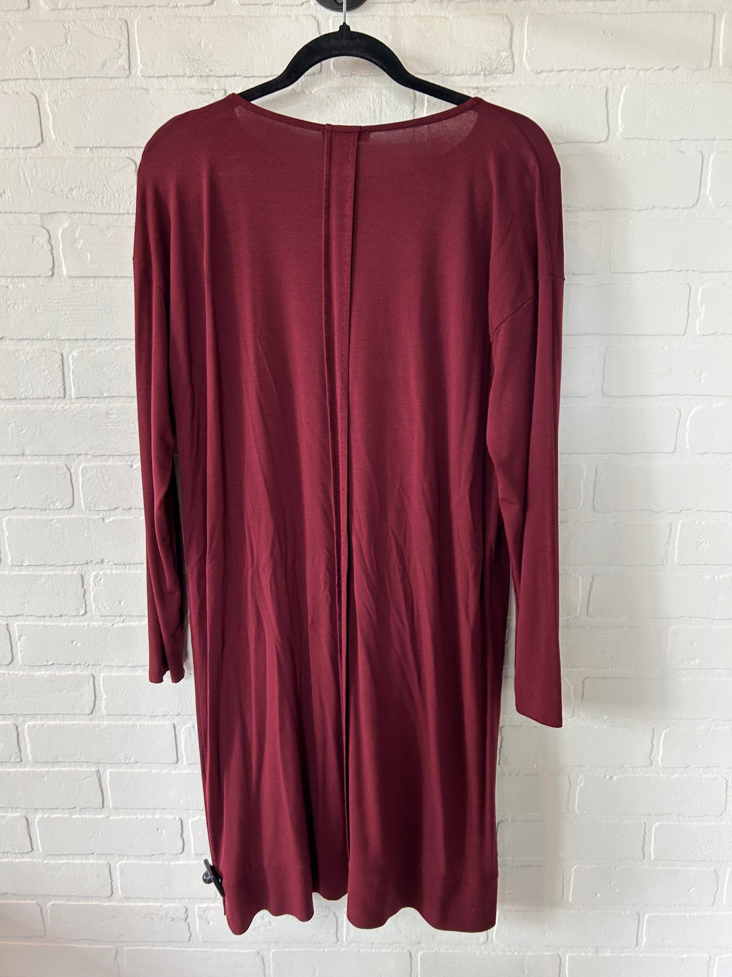 Dress Casual Midi By Eileen Fisher In Red, Size: L