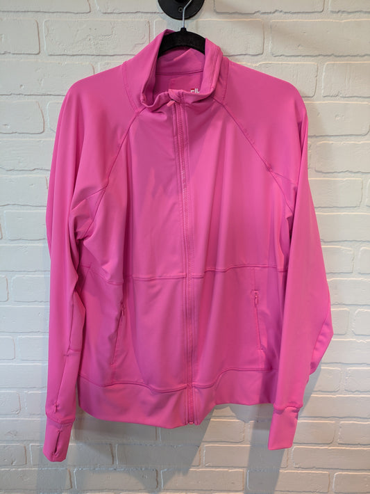 Pink Athletic Jacket Fila, Size Xxl