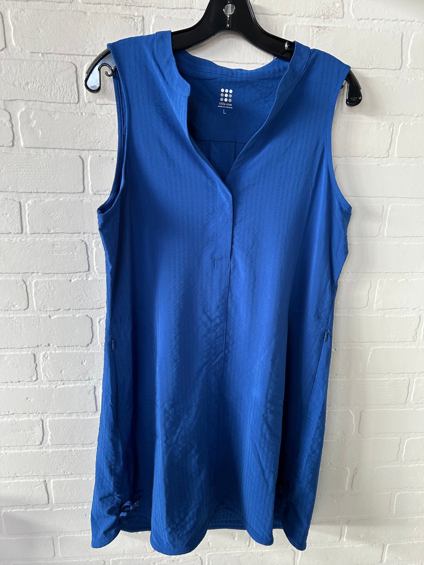 Athletic Dress By Title Nine In Blue, Size: L