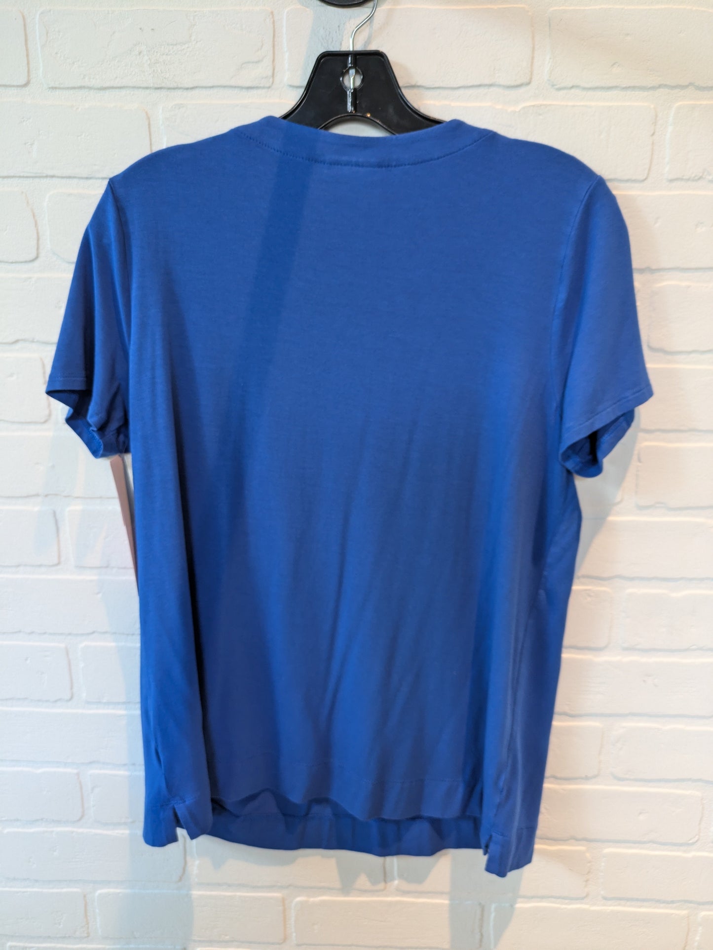 Blue Top Short Sleeve Basic J. Jill, Size S