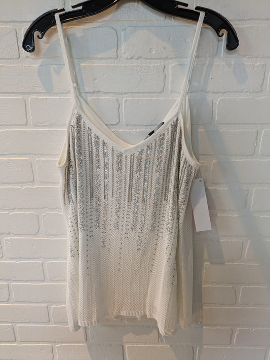 Top Sleeveless By White House Black Market In White, Size: M