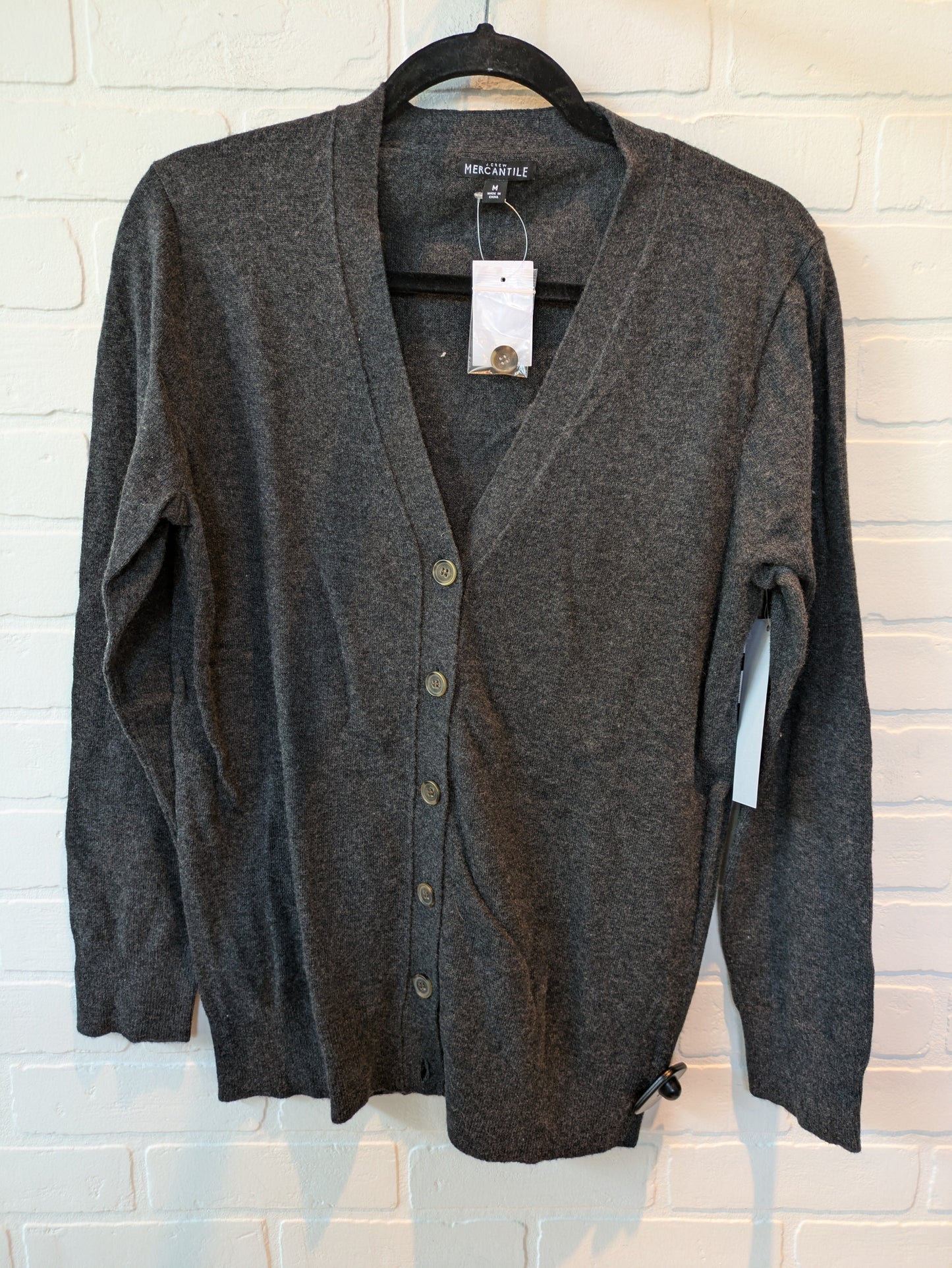 Grey Sweater Cardigan J. Crew, Size M