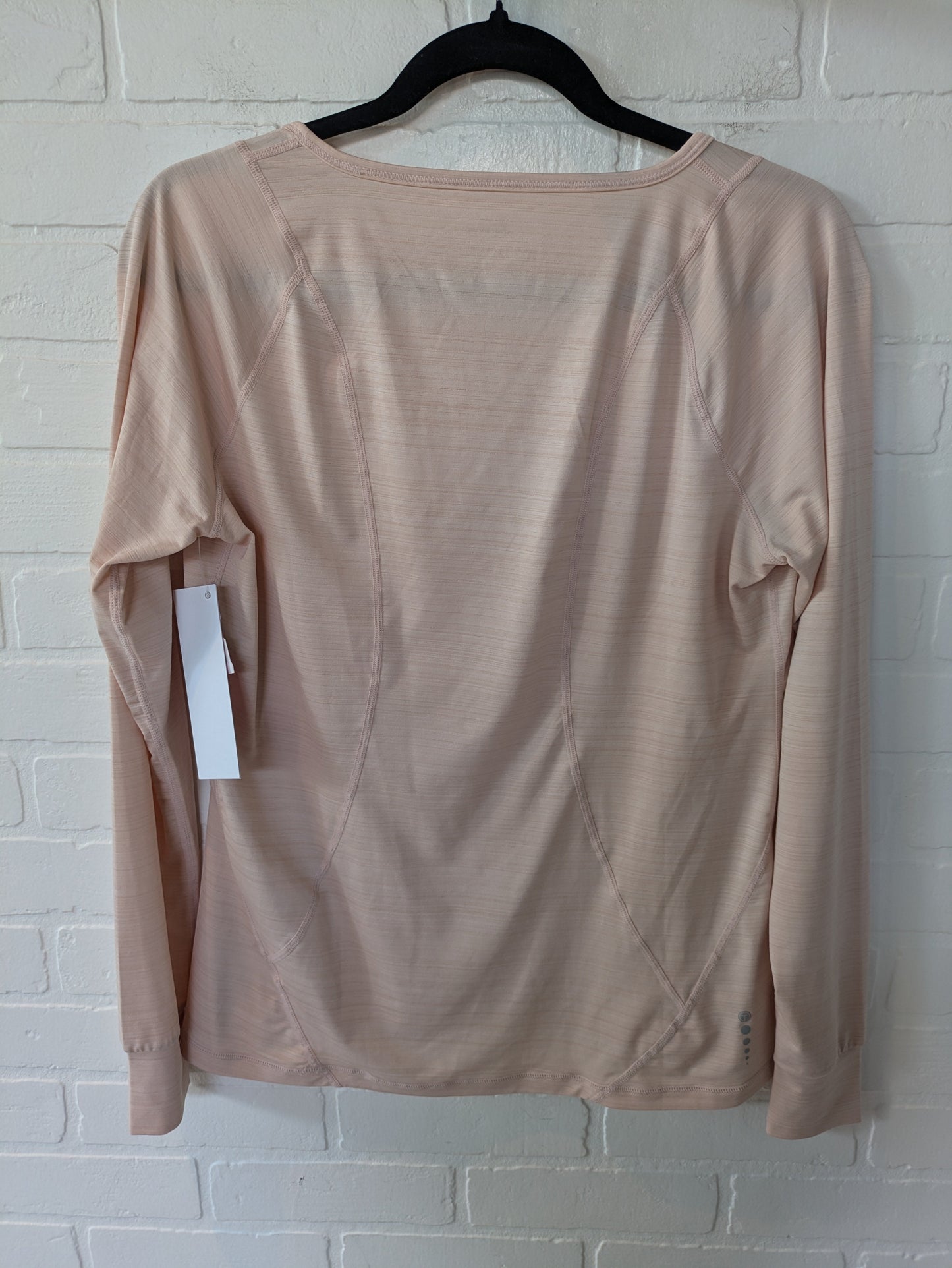 Top Long Sleeve Basic By Talbots In Peach, Size: M