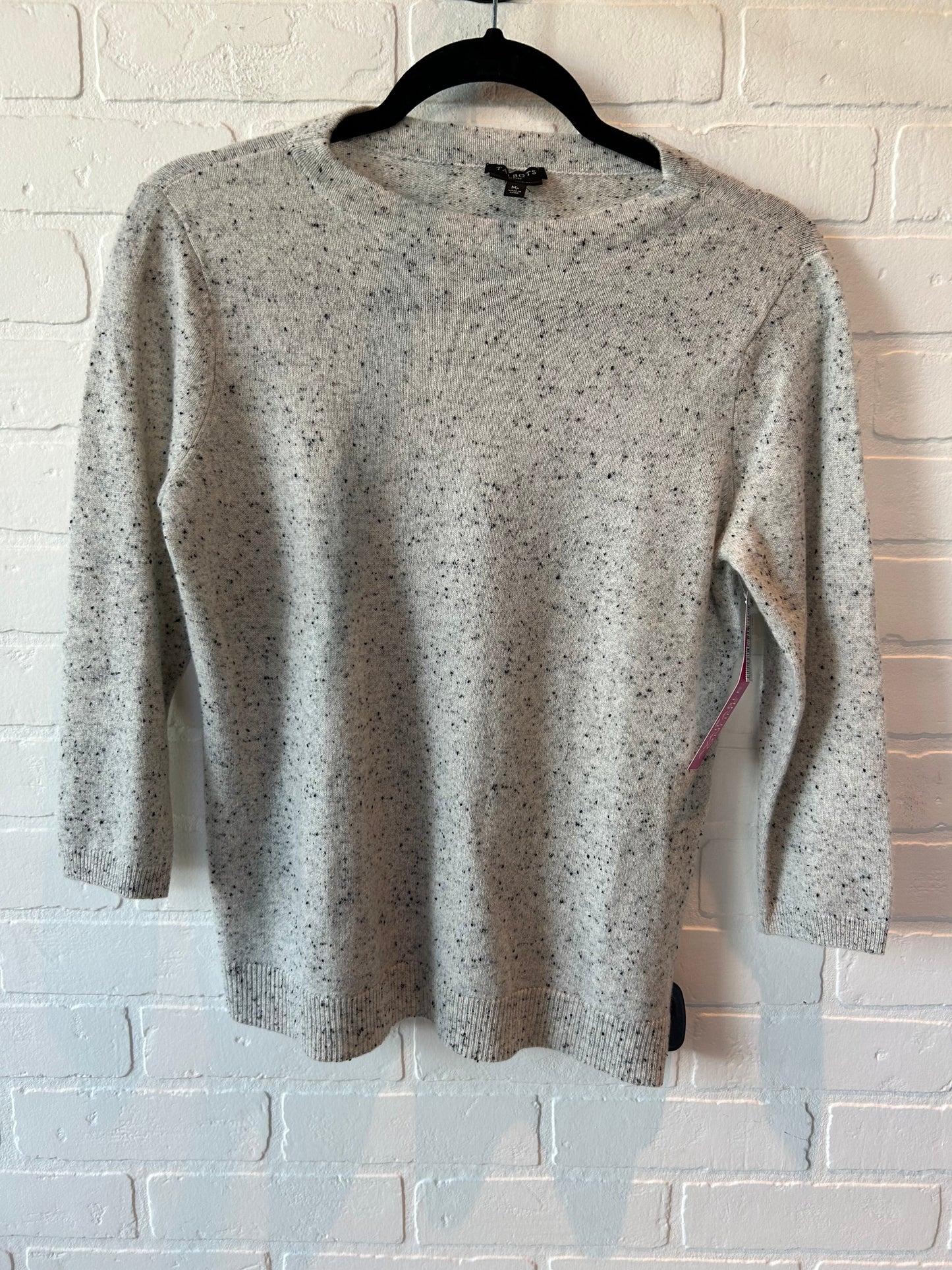 Sweater Cashmere By Talbots In Grey, Size: M