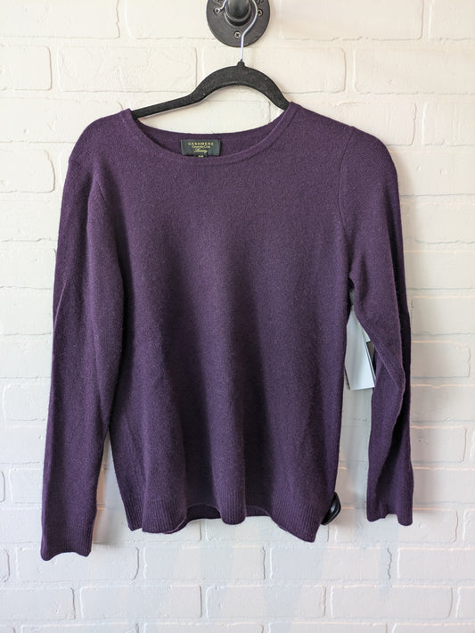 Sweater Cashmere By Charter Club In Purple, Size: M