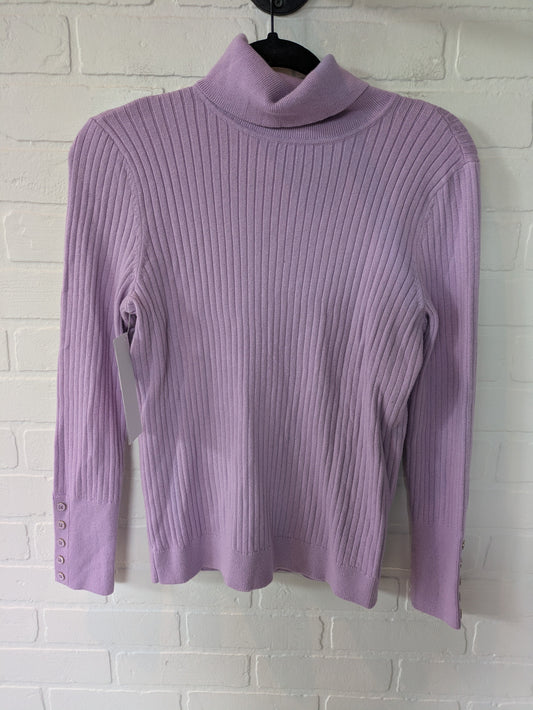 Sweater By Talbots In Purple, Size: M