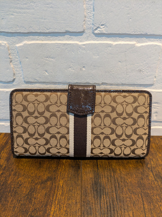 Wallet Designer Coach, Size Large