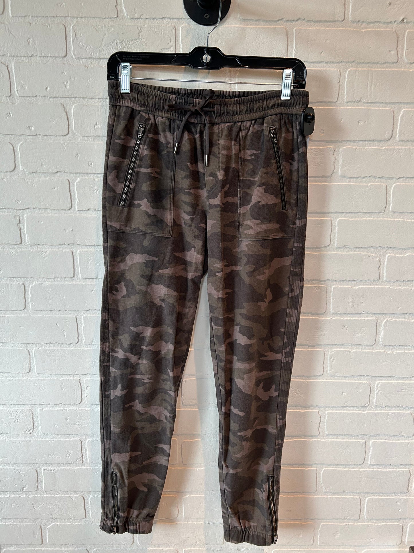 Athletic Pants By Athleta In Black & Green, Size: 0