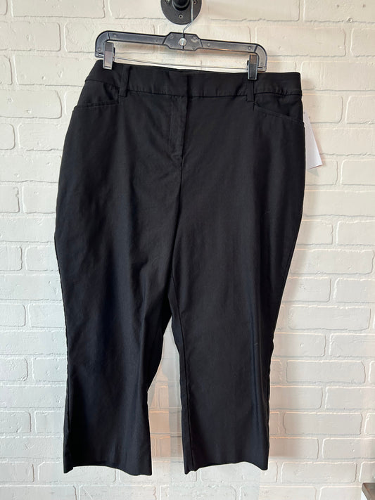 Pants Cropped By Lane Bryant In Black, Size: 18