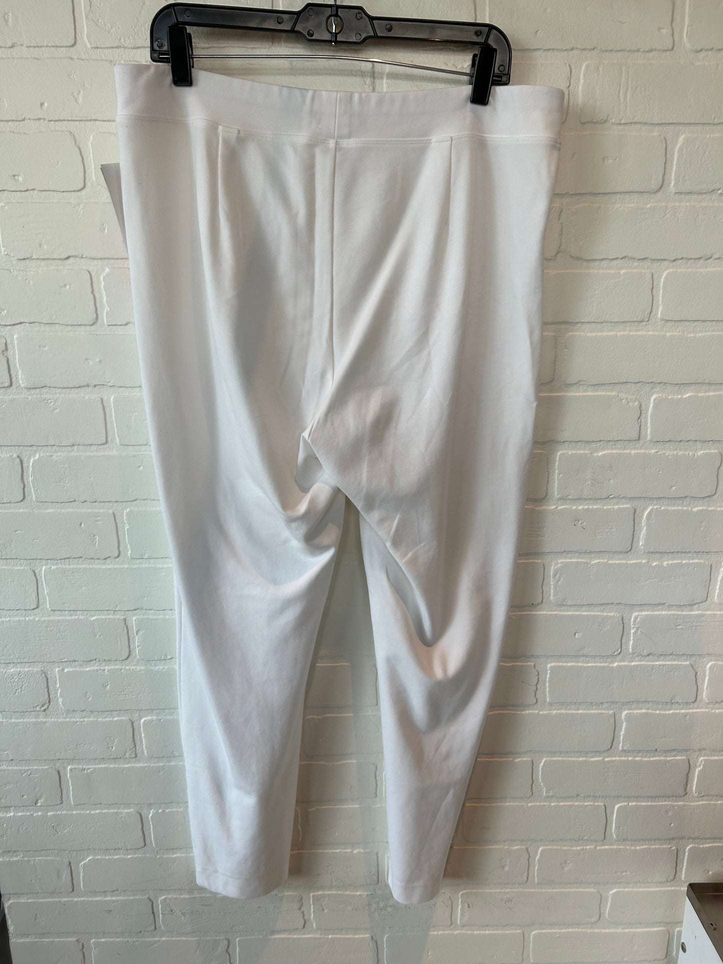 Pants Leggings By Eileen Fisher In White, Size: 14