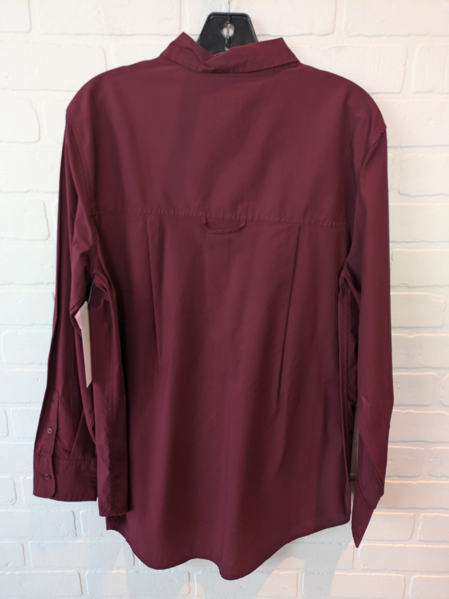 Top Long Sleeve By A New Day In Red, Size: M