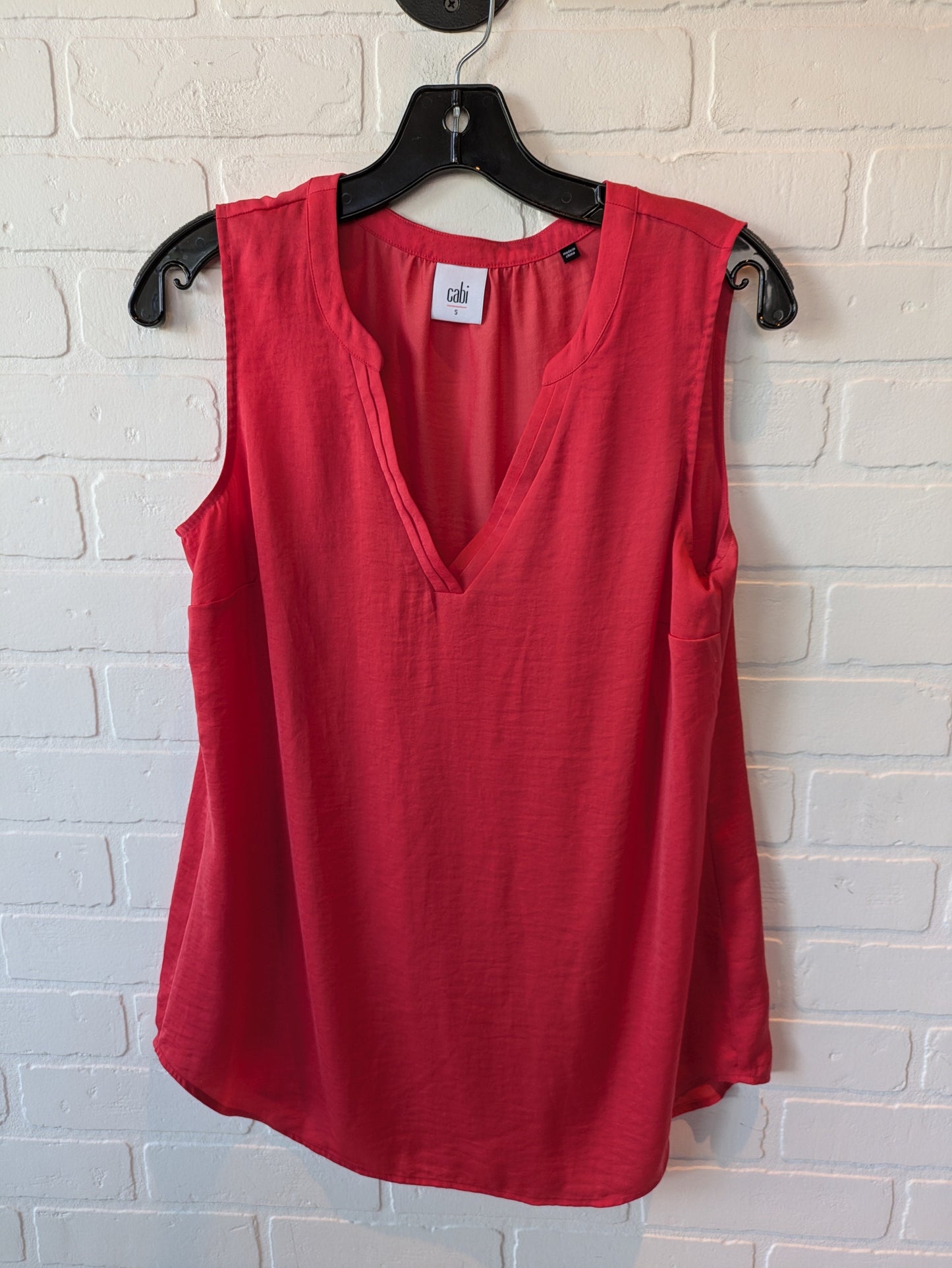 Top Sleeveless By Cabi In Orange, Size: S