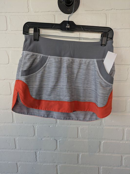 Athletic Skort By Lululemon In Grey, Size: 4