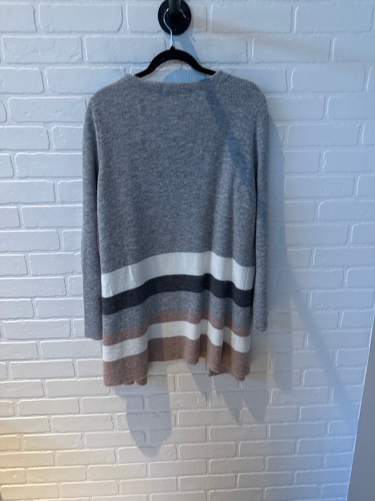 Sweater Cardigan By Cmc In Grey, Size: M