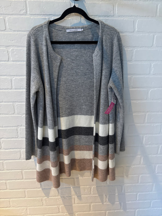 Sweater Cardigan By Cmc In Grey, Size: M