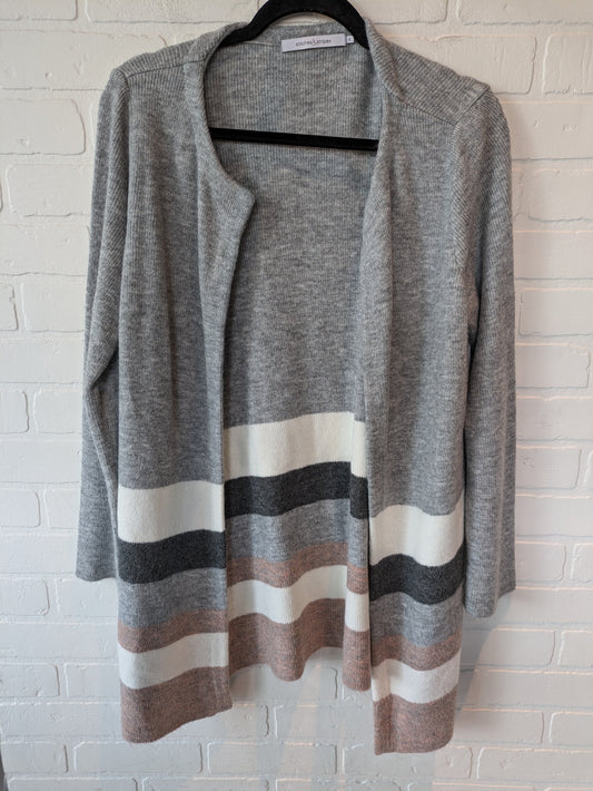 Sweater Cardigan By Cmc In Grey, Size: M