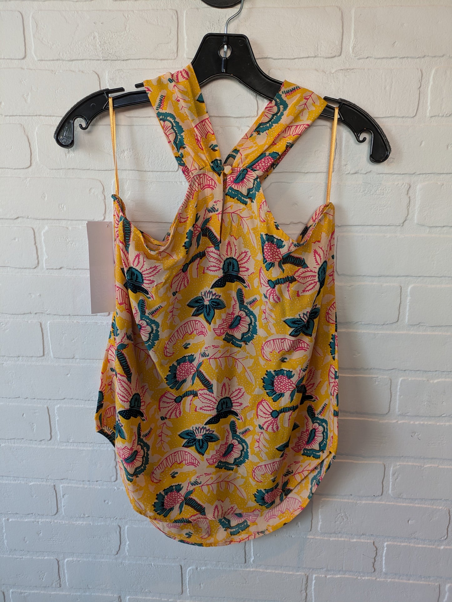 Top Sleeveless By Maeve In Yellow, Size: Xs