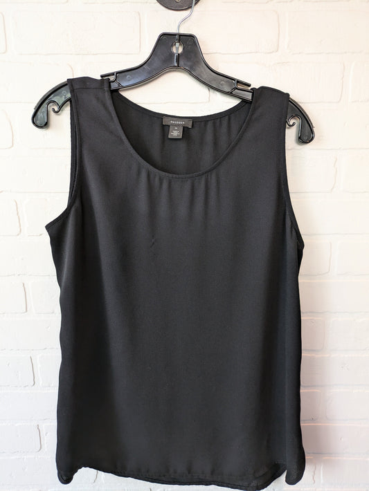 Top Sleeveless By Halogen In Black, Size: M