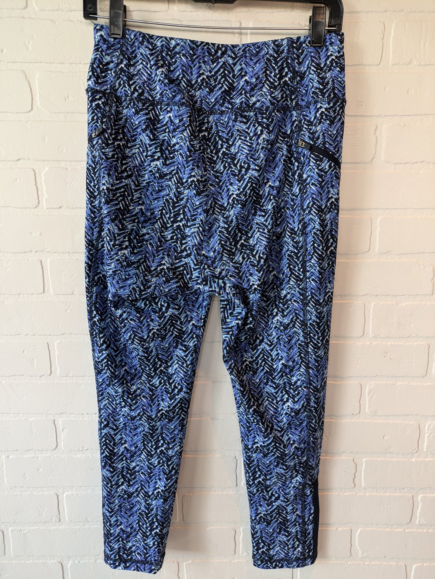 Athletic Leggings By Talbots In Blue, Size: 8petite