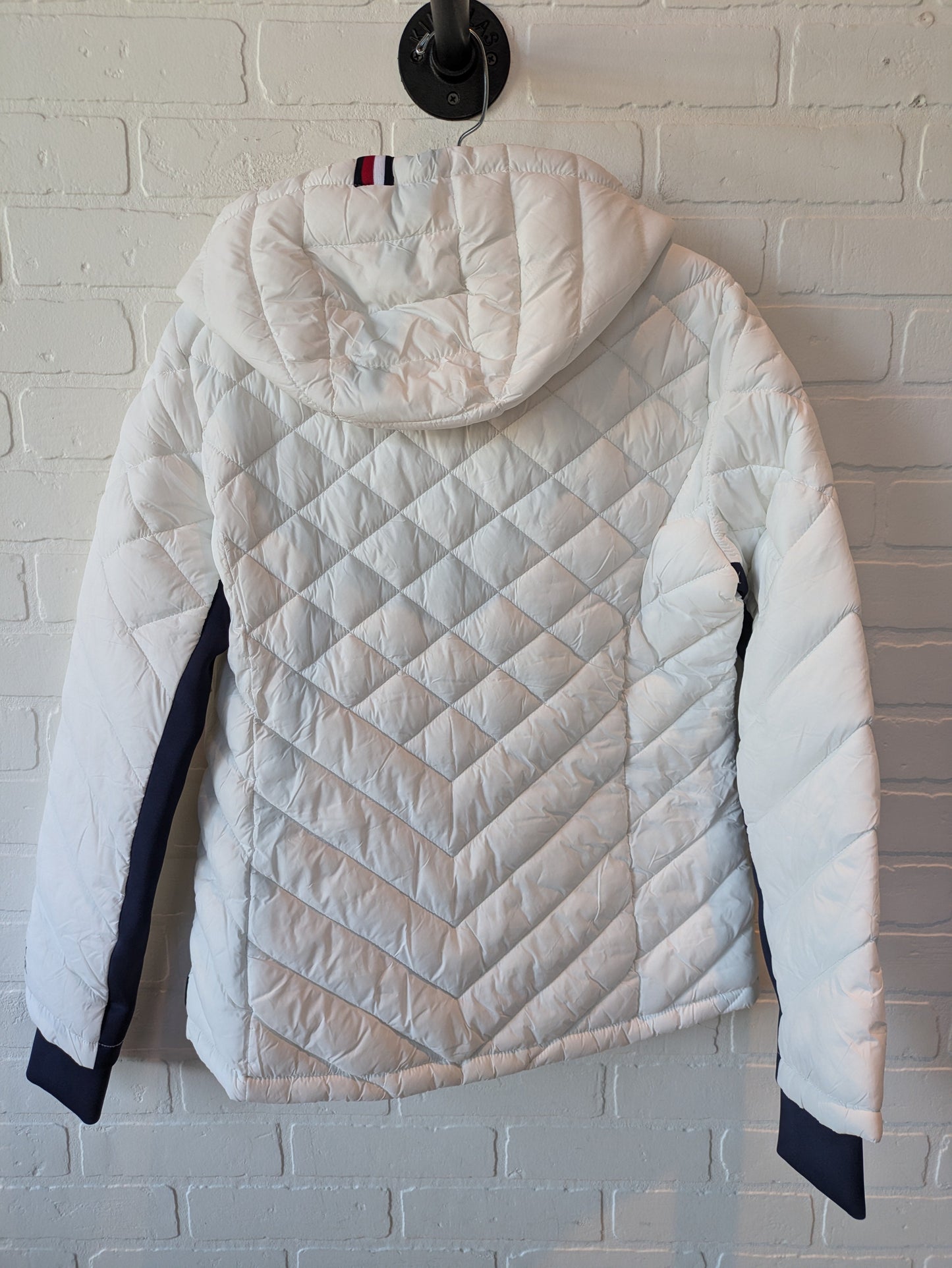 Coat Puffer & Quilted By Tommy Hilfiger In White, Size: M