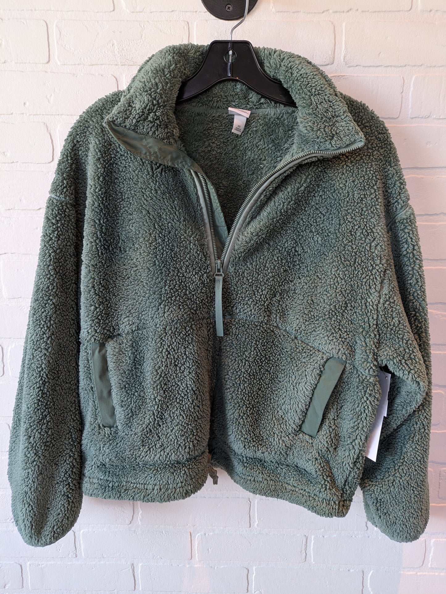 Jacket Fleece By All In Motion In Green, Size: Xs