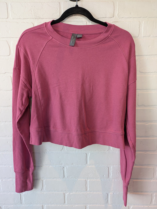 Athletic Sweatshirt Crewneck By Sweaty Betty In Pink, Size: S