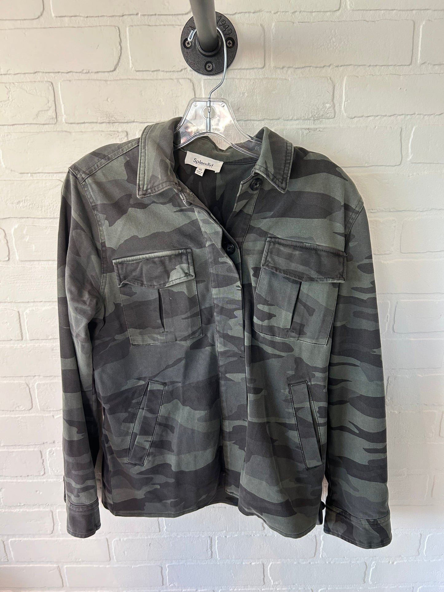 Jacket Other By Splendid In Black & Green, Size: Xs