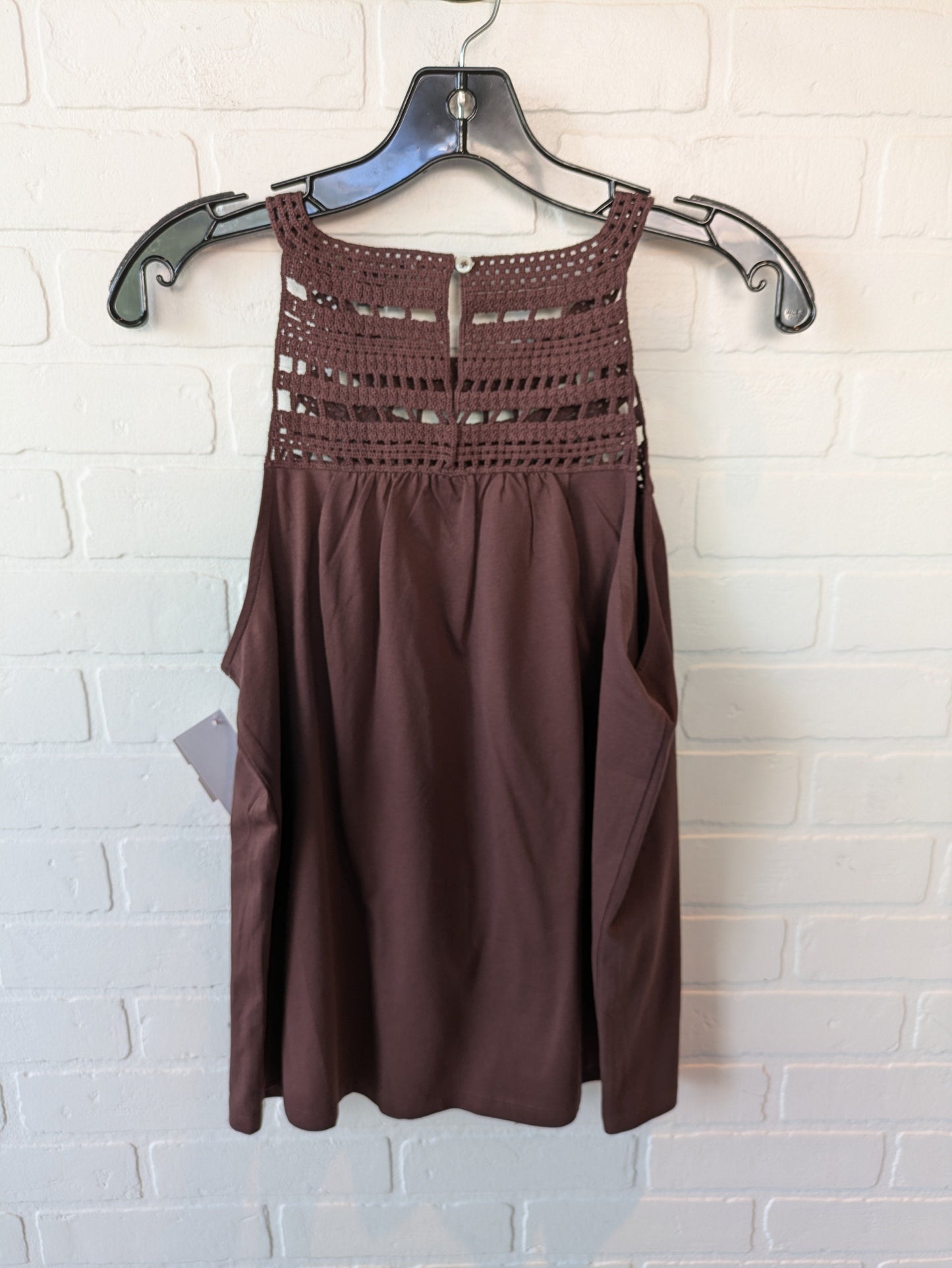 Top Sleeveless By Ann Taylor In Brown, Size: S