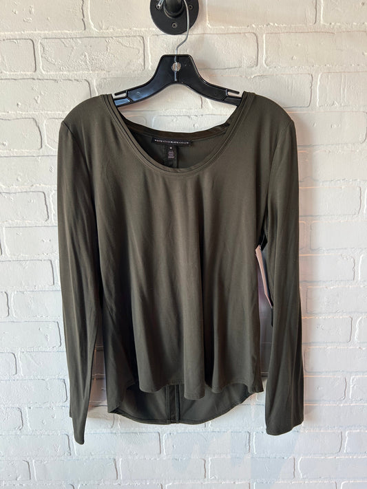 Top Long Sleeve Basic By White House Black Market In Green, Size: M