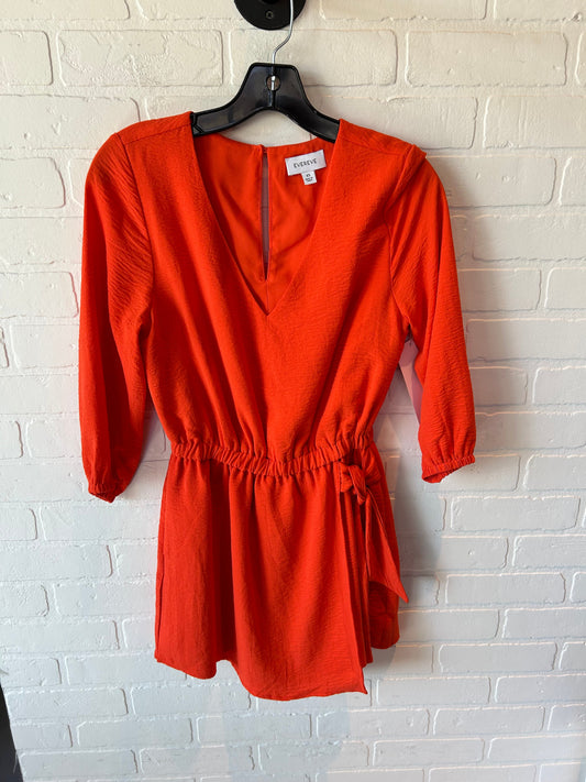 Romper By Evereve In Orange, Size: Xs