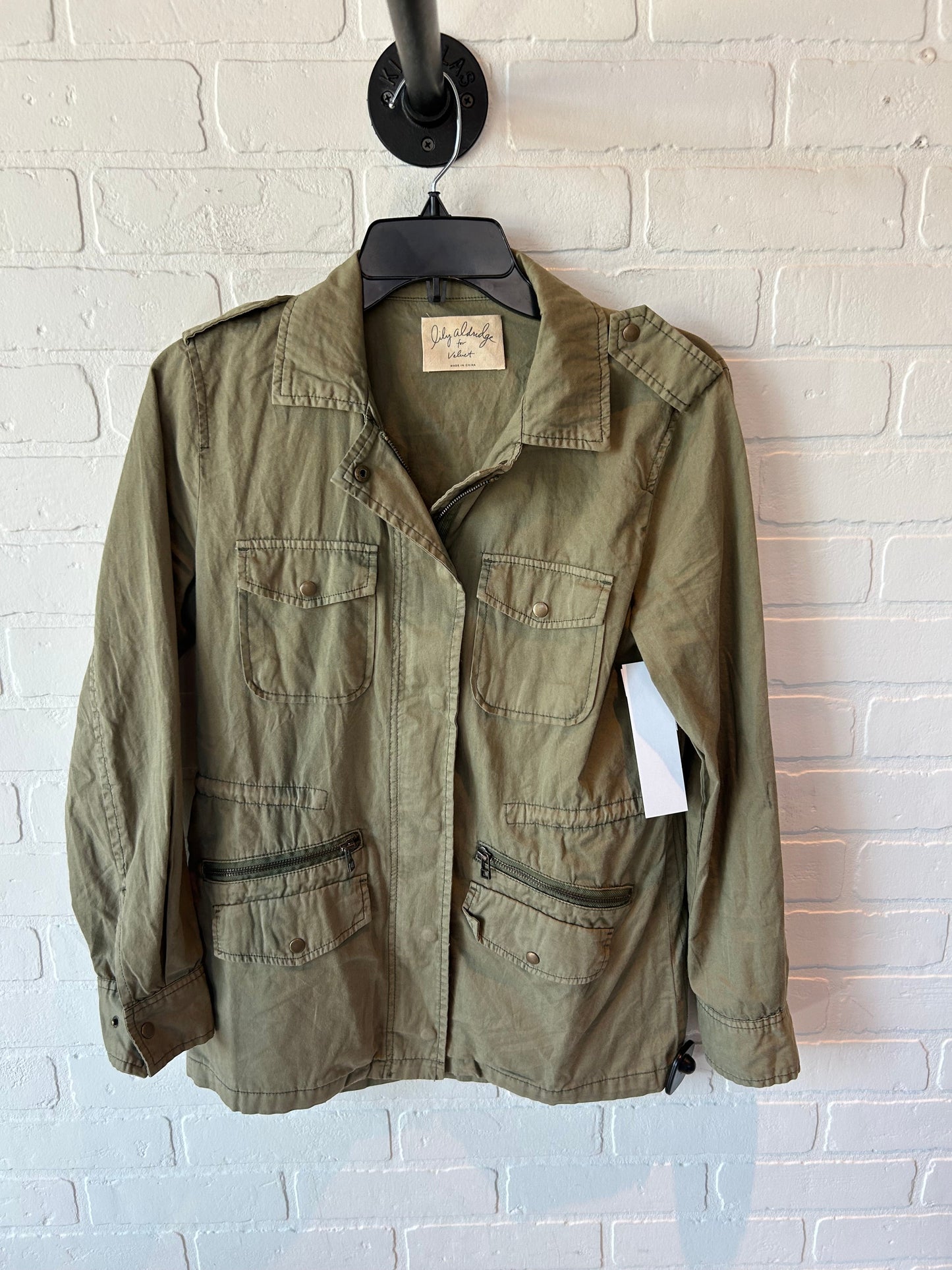 Jacket Utility By Velvet In Green, Size: Xs