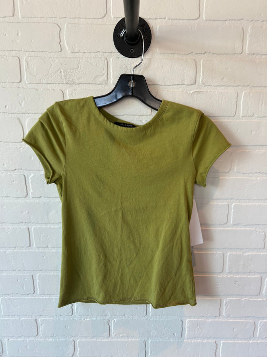 Top Short Sleeve Designer By All Saints In Green, Size: Xs