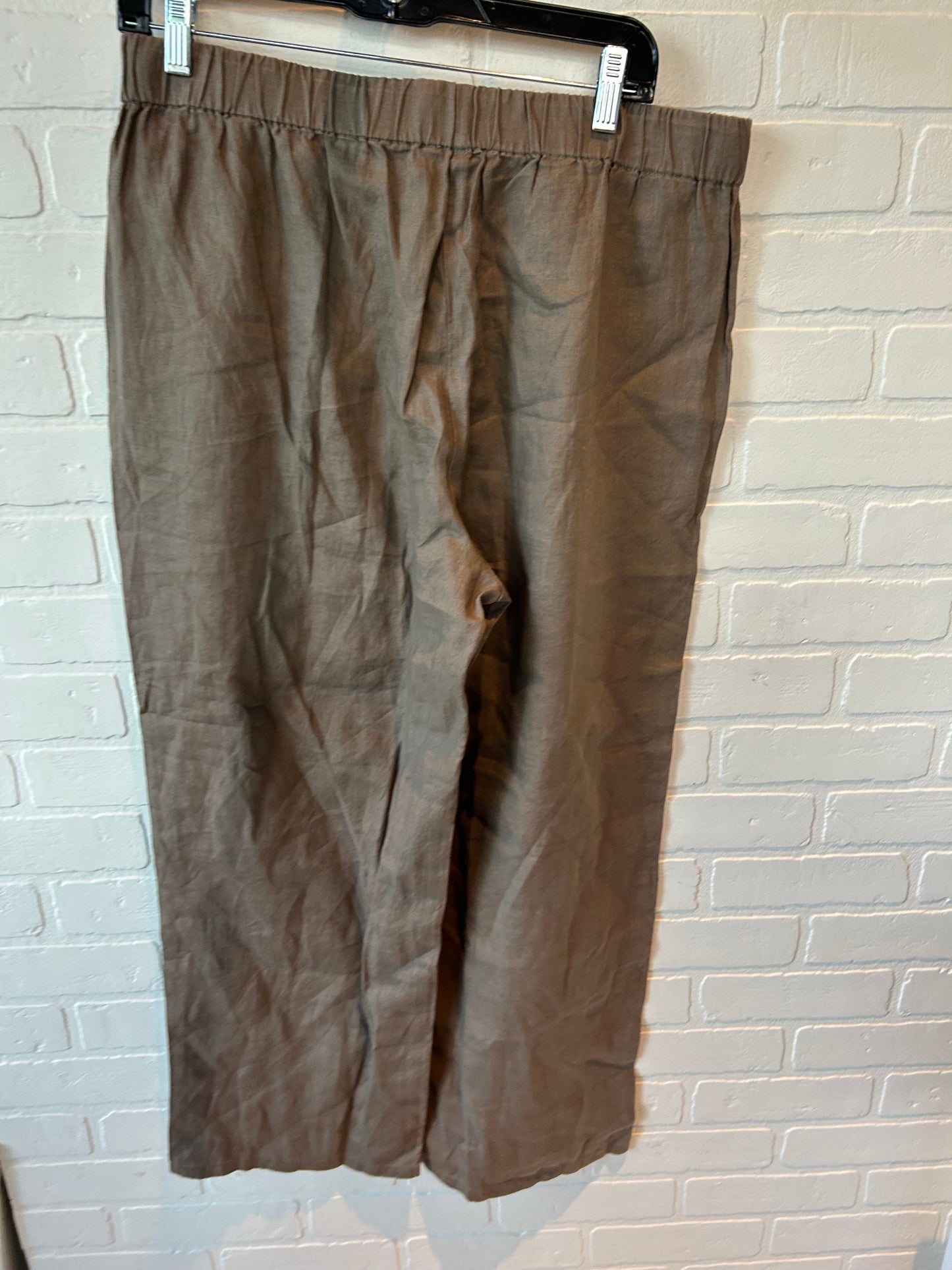 Pants Linen By Eileen Fisher In Brown, Size: 8