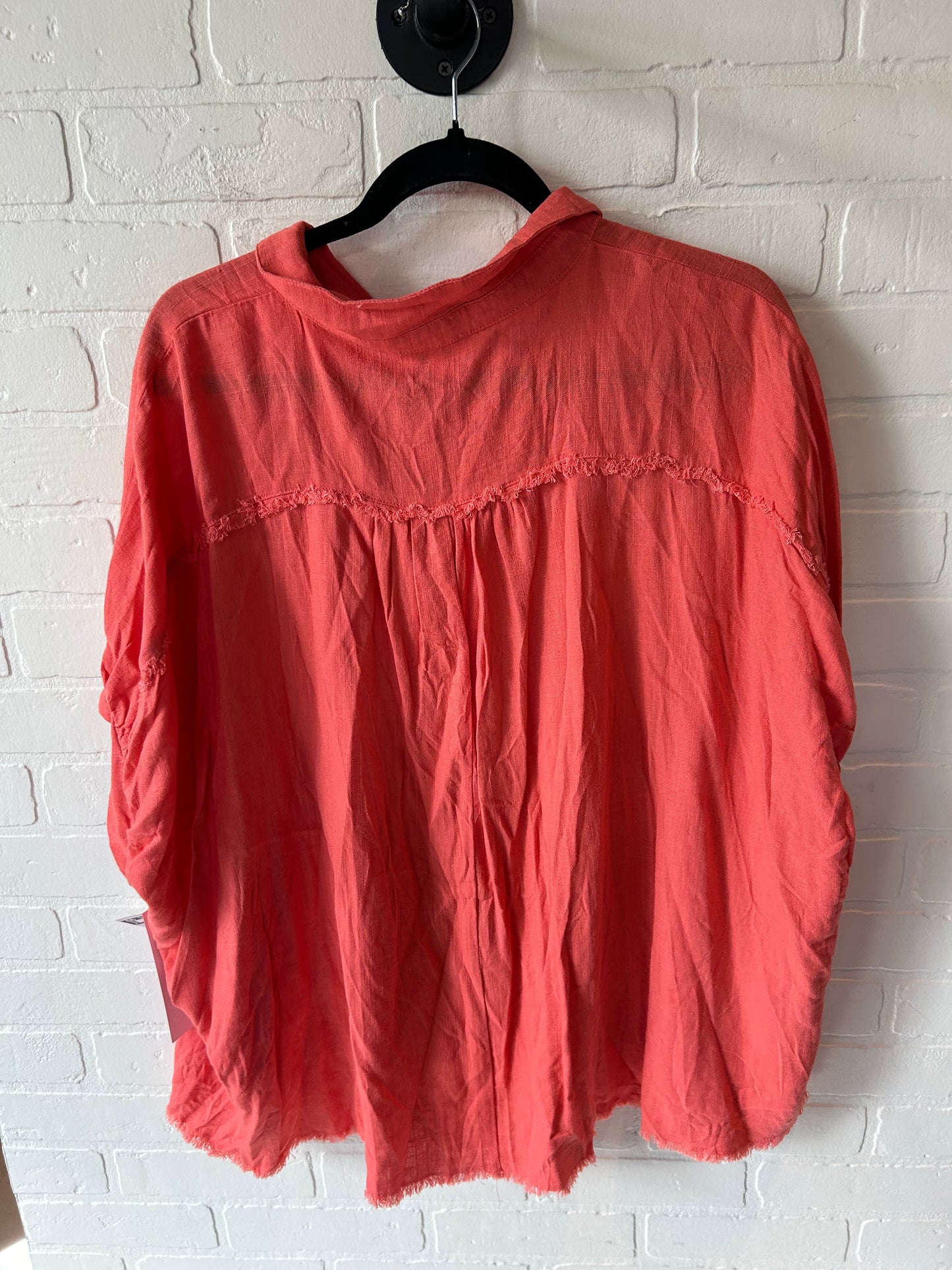 Top Short Sleeve By Umgee In Orange, Size: L