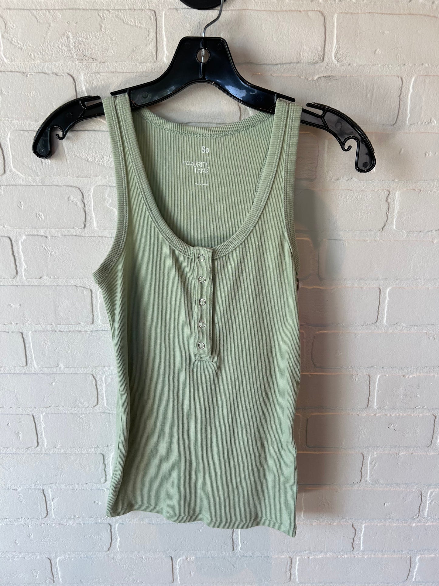 Tank Top By So In Green, Size: S