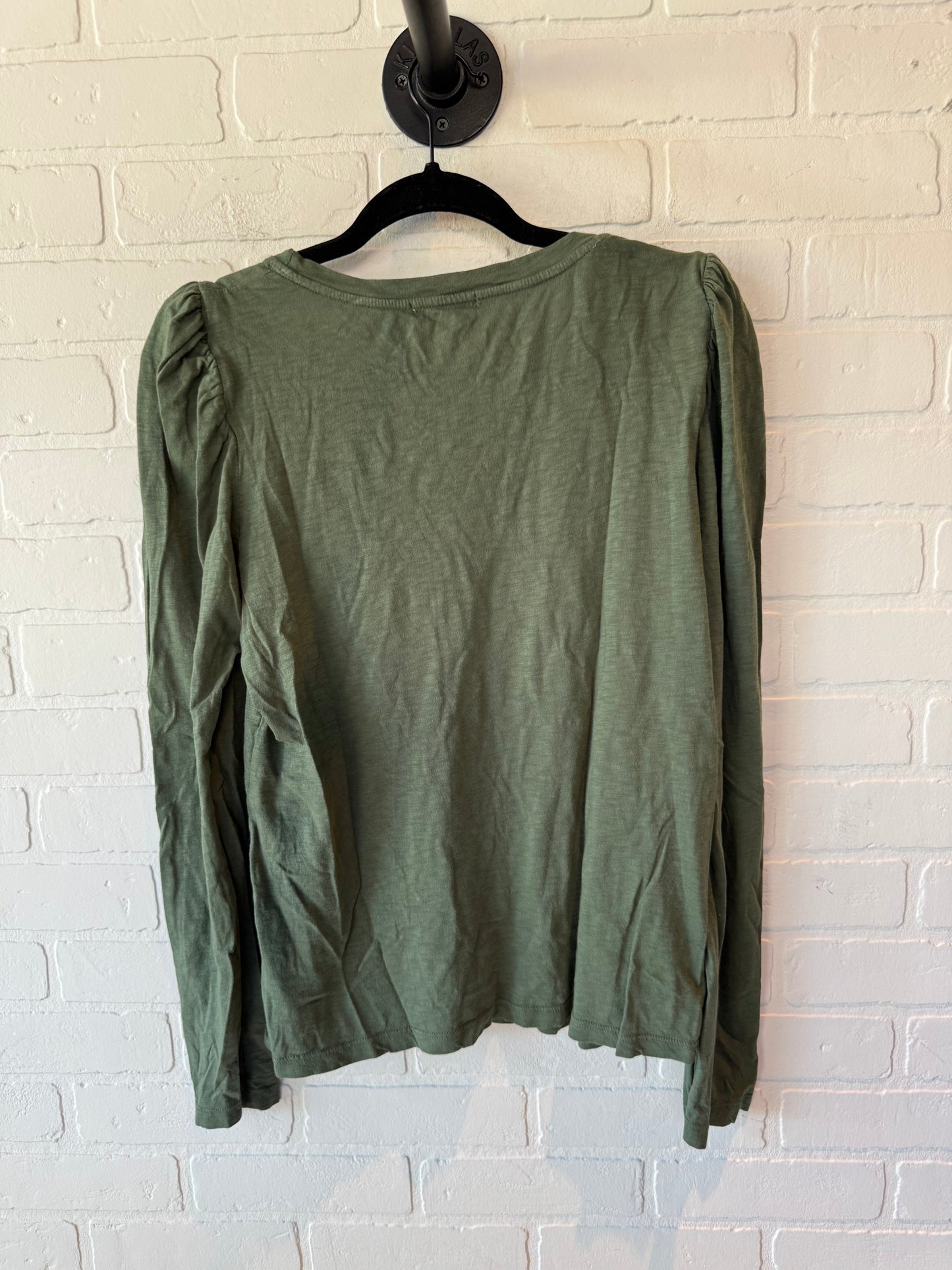 Top Long Sleeve Basic By Sundry In Green, Size: L