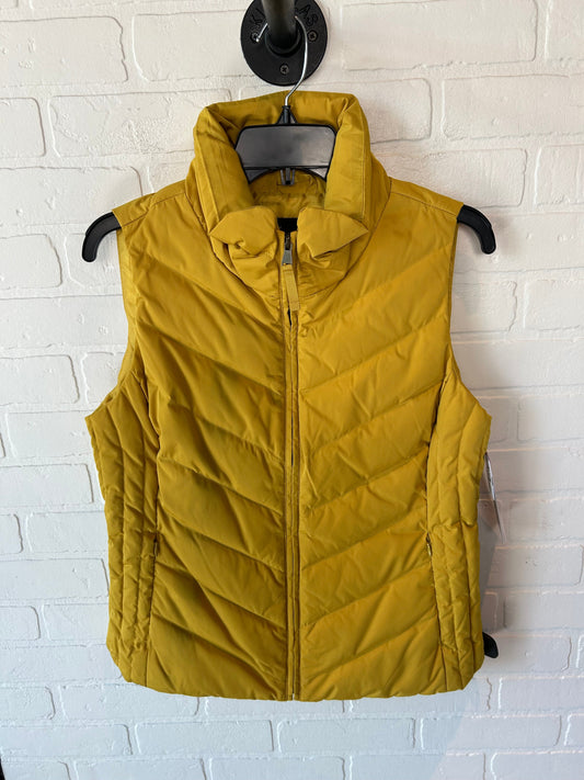 Vest Puffer & Quilted By Talbots In Yellow, Size: M