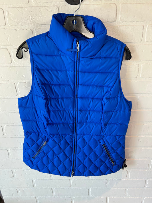 Vest Puffer & Quilted By Talbots In Blue, Size: M