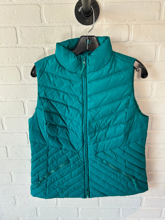 Vest Puffer & Quilted By Talbots In Teal, Size: M