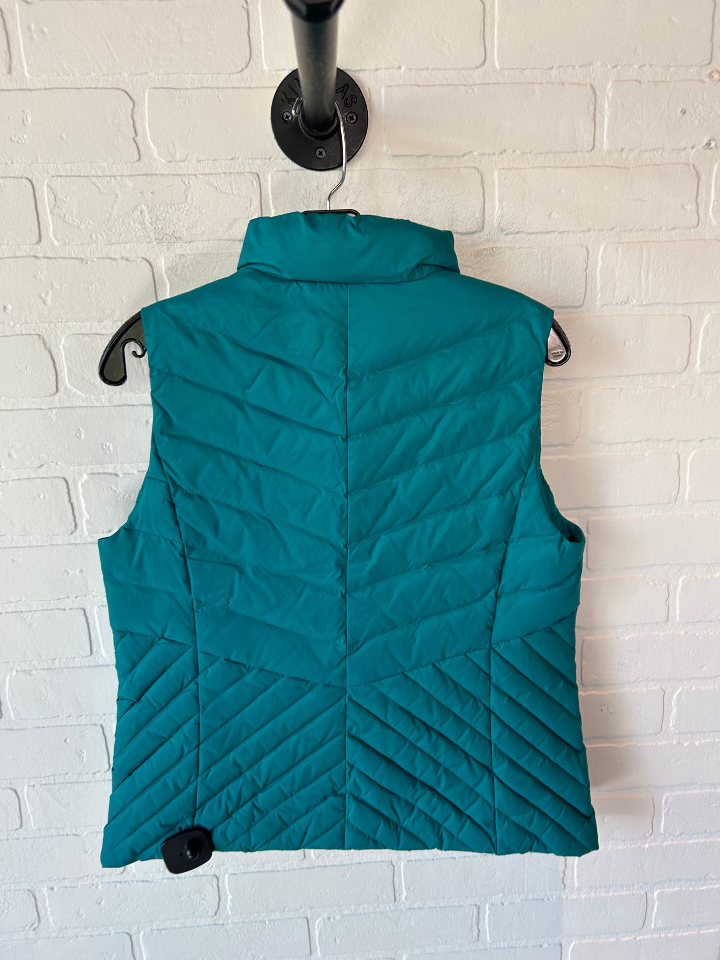 Vest Puffer & Quilted By Talbots In Teal, Size: M